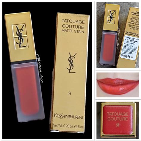 ysl tatouage couture grenat no|Yves Saint Laurent Tatouage Couture Liquid Matte Lip Stain .